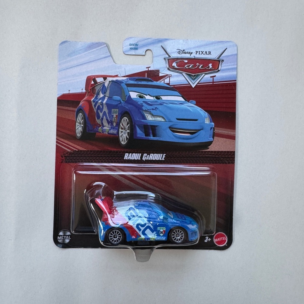 Disney Pixar Cars Raoul CaRoule Die-Cast Metal Car Mattel DXV29 HHV86 New